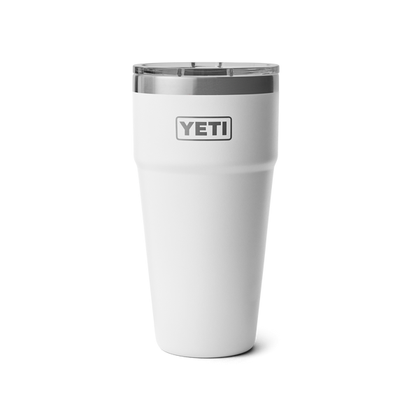 YETI Rambler® Stapelbarer Becher mit 30 oz (887 ml) Fassungsvermögen Weiss