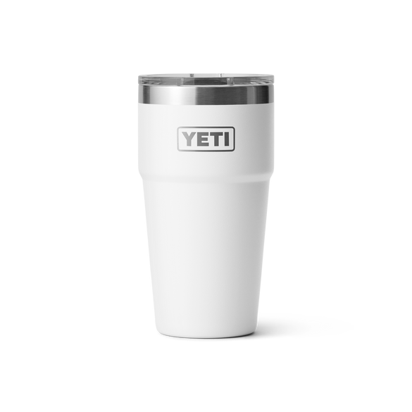 YETI Rambler® Stapelbarer Becher mit 20 oz (591 ml) Fassungsvermögen Weiss