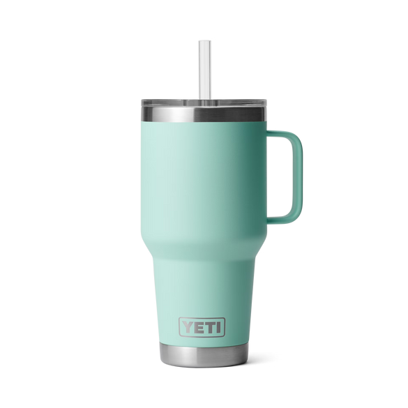 YETI Rambler® 35 oz (994 ml) Trinkbecher Mit Trinkhalm-deckel Sea Foam