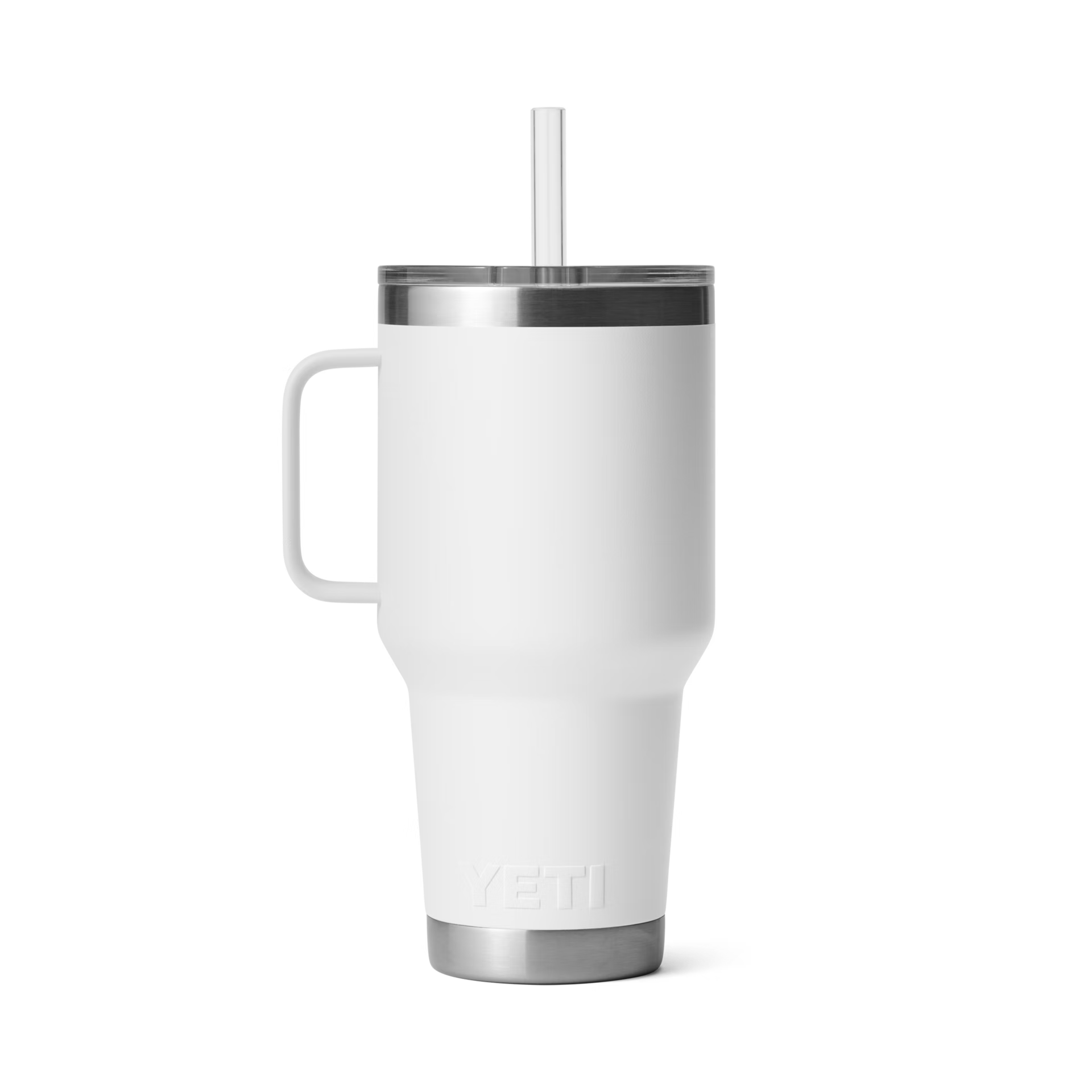 YETI Rambler® 35 oz (994 ml) Trinkbecher Mit Trinkhalm-deckel Weiss