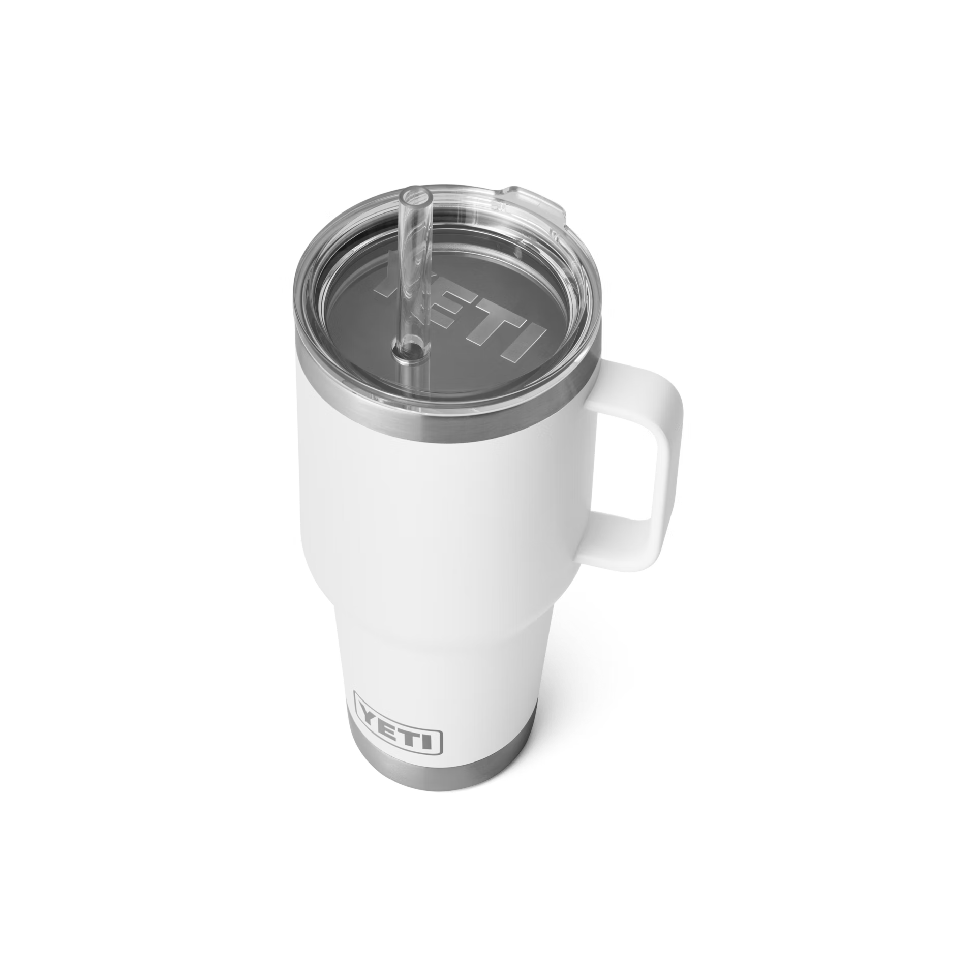 YETI Rambler® 35 oz (994 ml) Trinkbecher Mit Trinkhalm-deckel Weiss