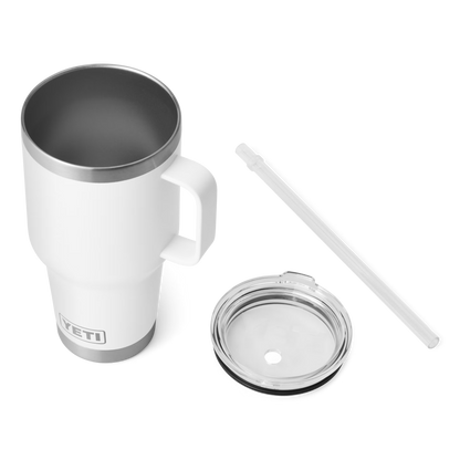 YETI Rambler® 35 oz (994 ml) Straw Mug White