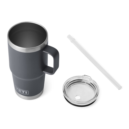 YETI Rambler® 25 oz (710 ml) Straw Mug Charcoal
