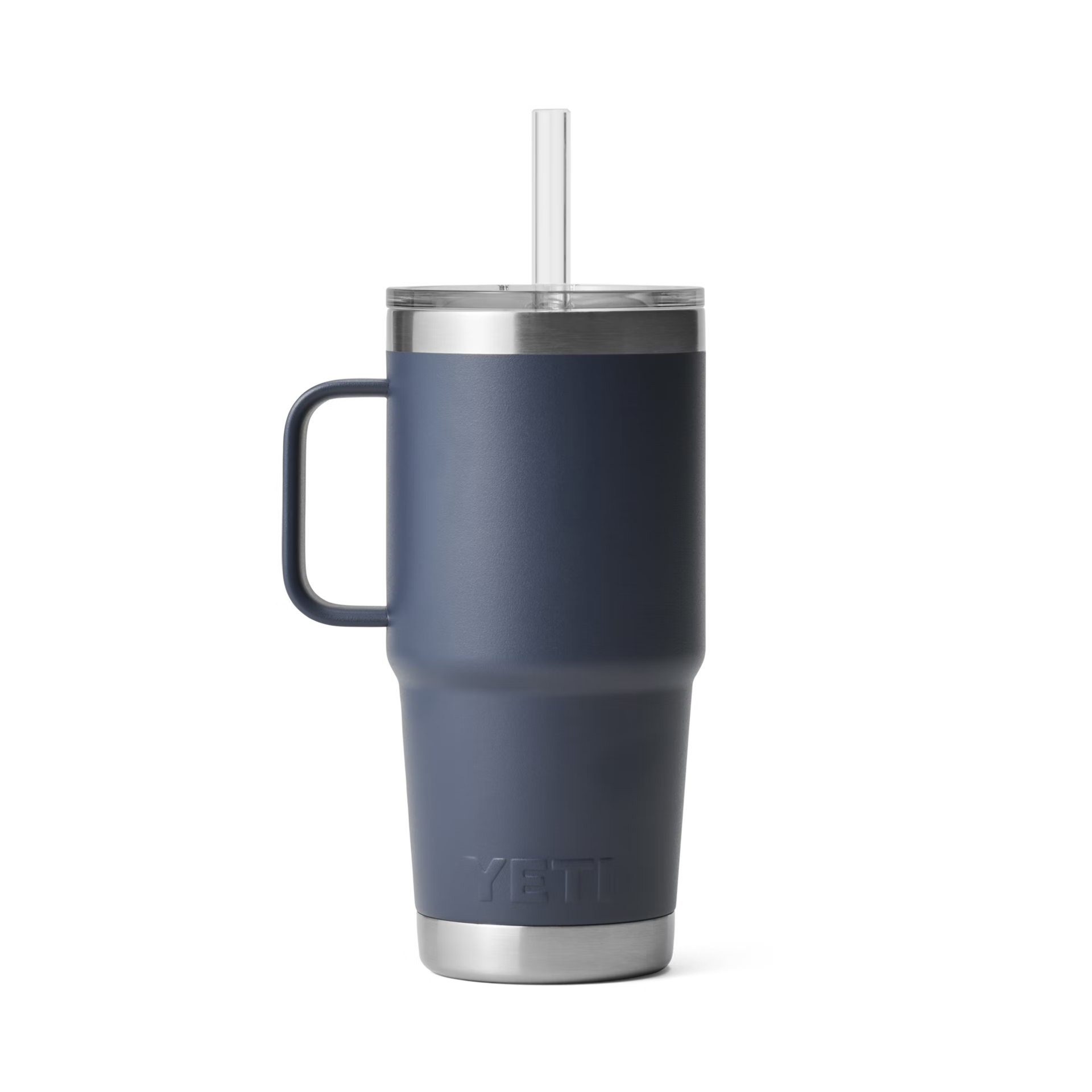 YETI Rambler® 25 oz (710 ml) Trinkbecher Mit Trinkhalm-deckel Navy