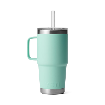 YETI Rambler® 25 oz (710 ml) Trinkbecher Mit Trinkhalm-deckel Sea Foam