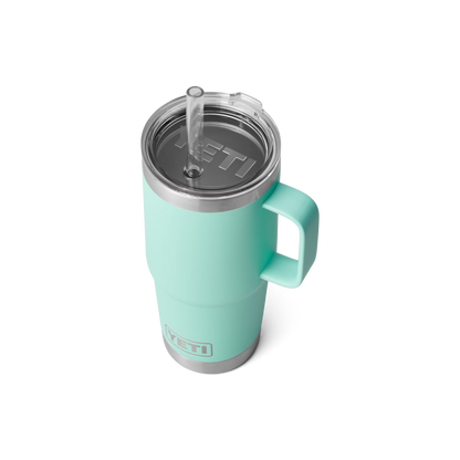 YETI Rambler® 25 oz (710 ml) Trinkbecher Mit Trinkhalm-deckel Sea Foam