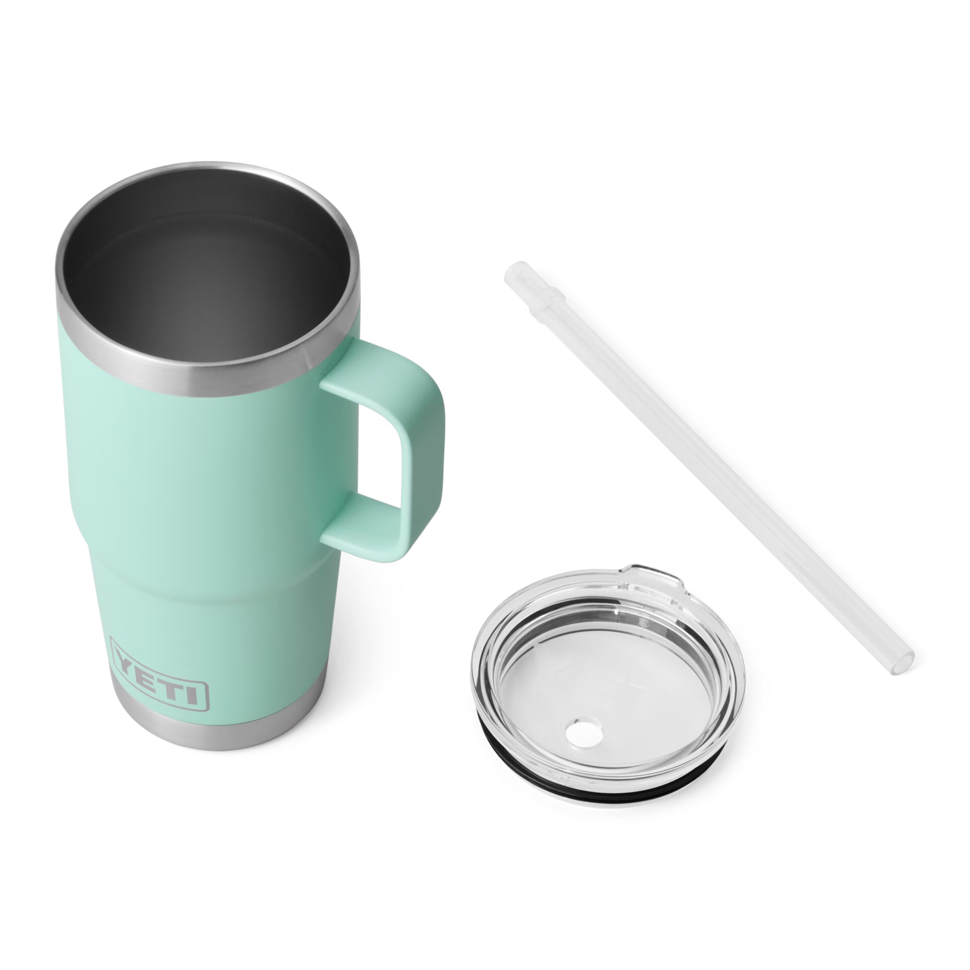 YETI Rambler® 25 oz (710 ml) Trinkbecher Mit Trinkhalm-deckel Sea Foam