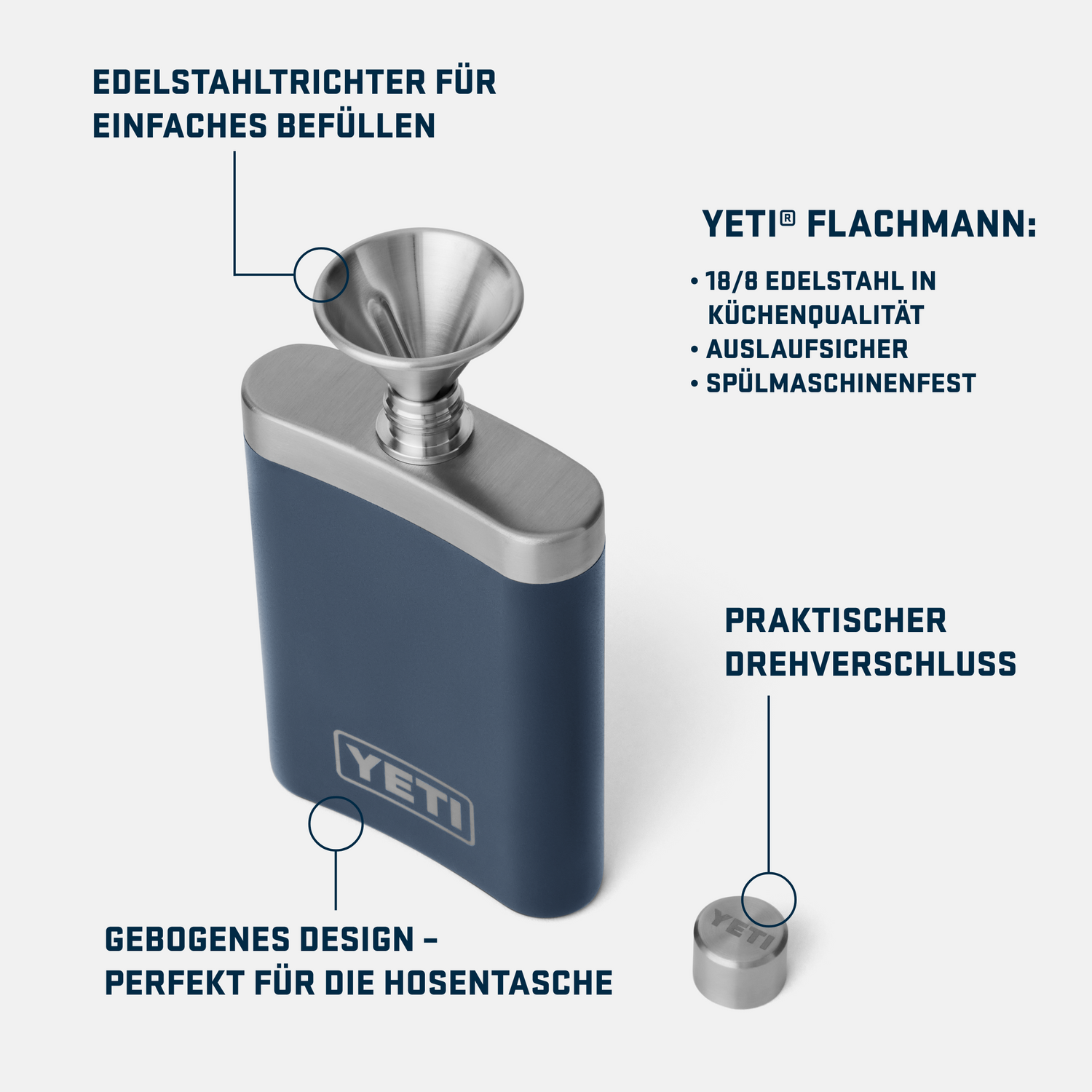 YETI™-Flachmann