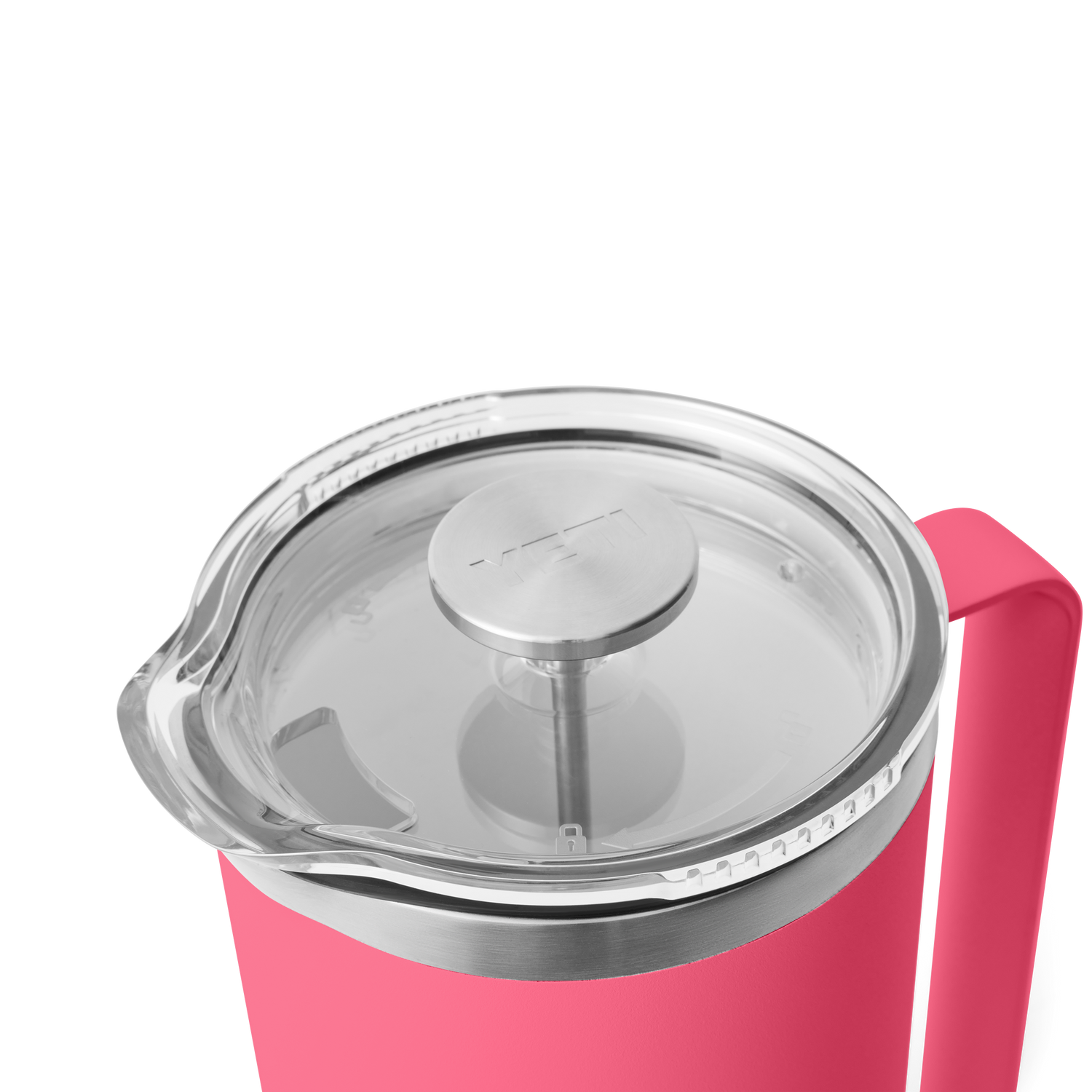 YETI Rambler® Stempelkanne mit 34 oz (1L) Fassungsvermögen Tropical Pink