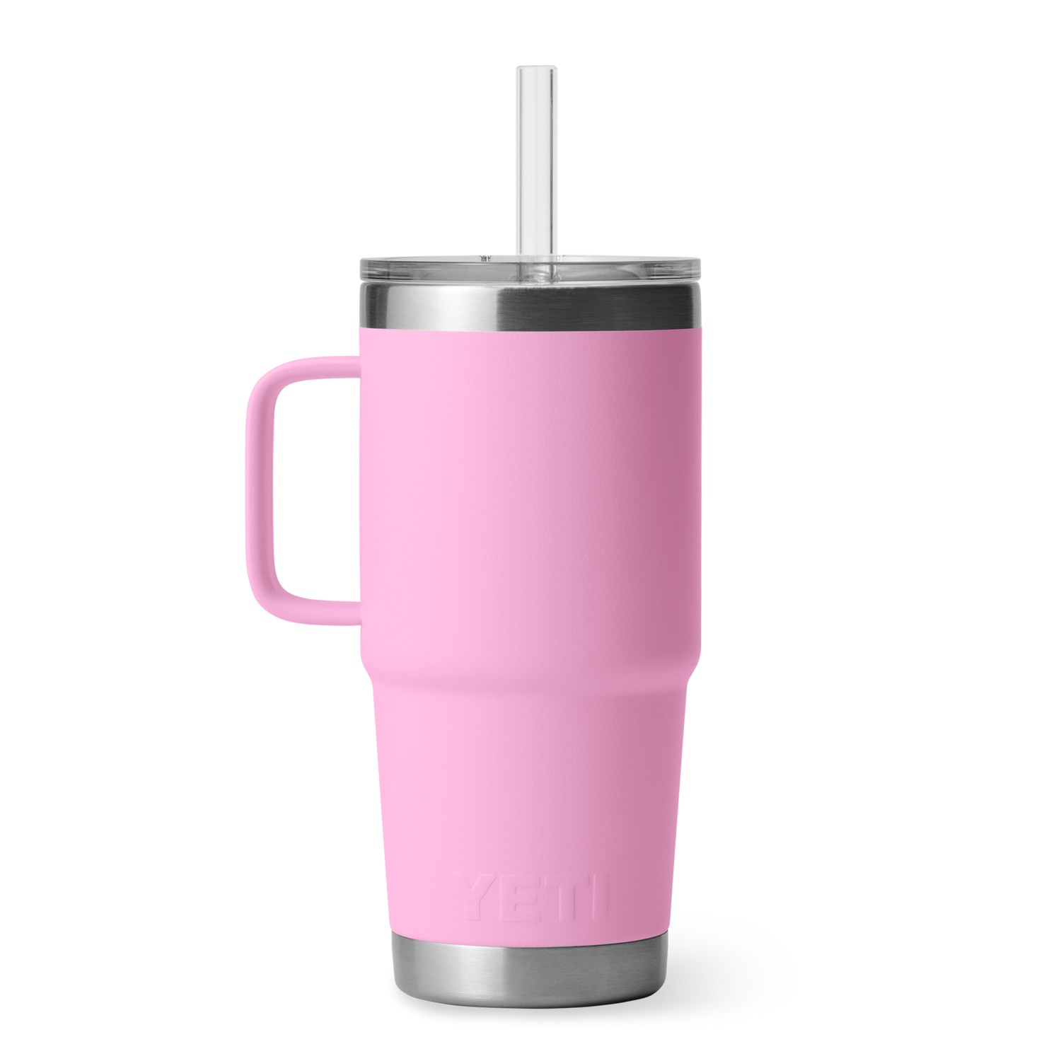 YETI Rambler® 25 oz (710 ml) Trinkbecher Mit Trinkhalm-deckel Power Pink