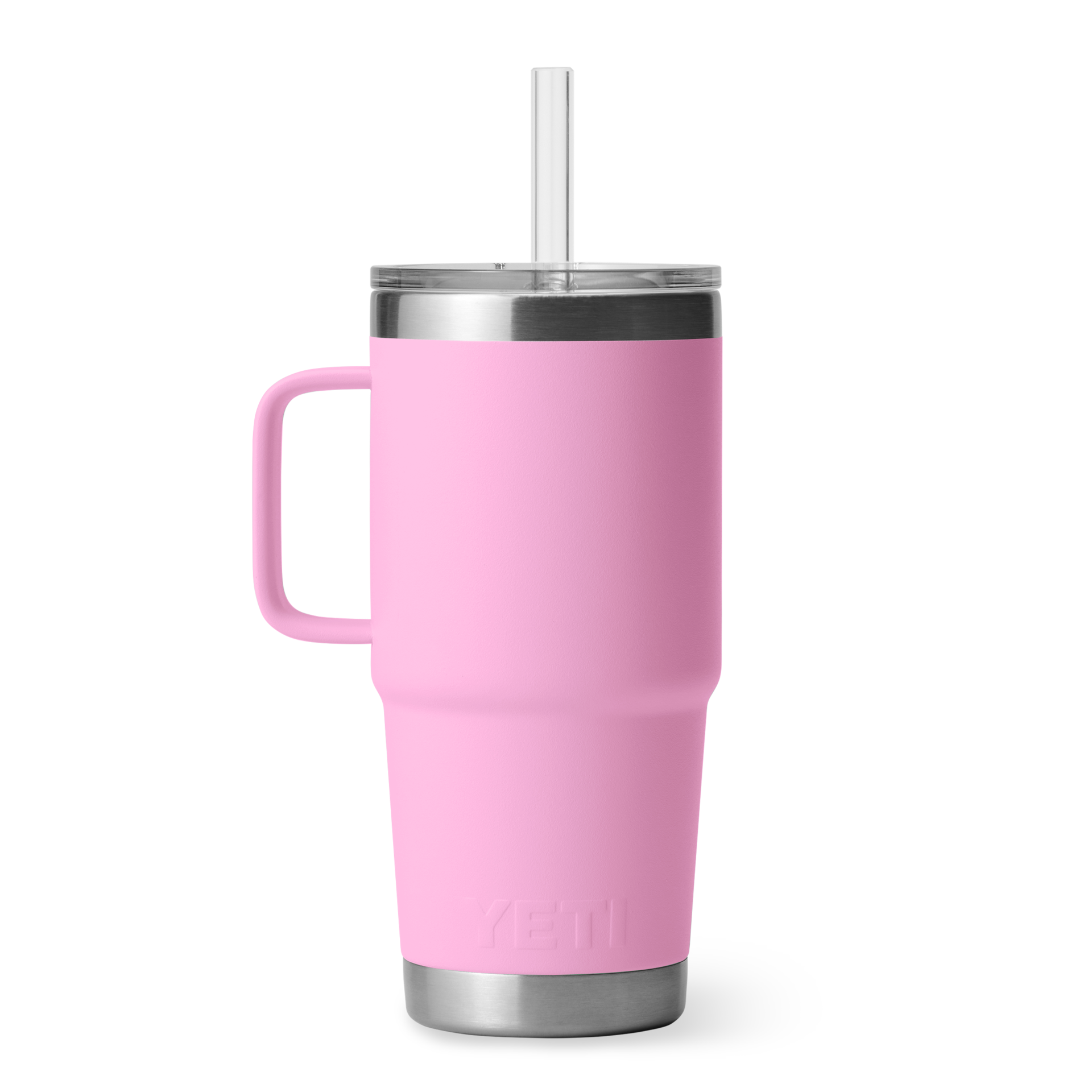 YETI Rambler® 25 oz (710 ml) Trinkbecher Mit Trinkhalm-deckel Power Pink