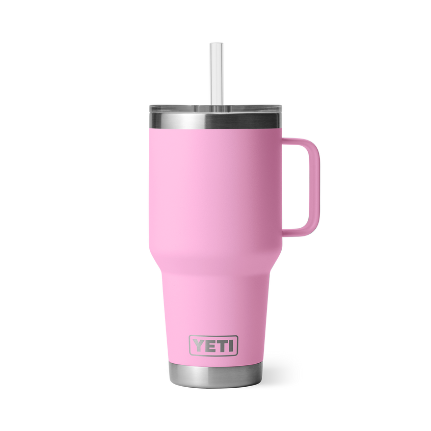 YETI Rambler® 35 oz (994 ml) Trinkbecher Mit Trinkhalm-deckel Power Pink