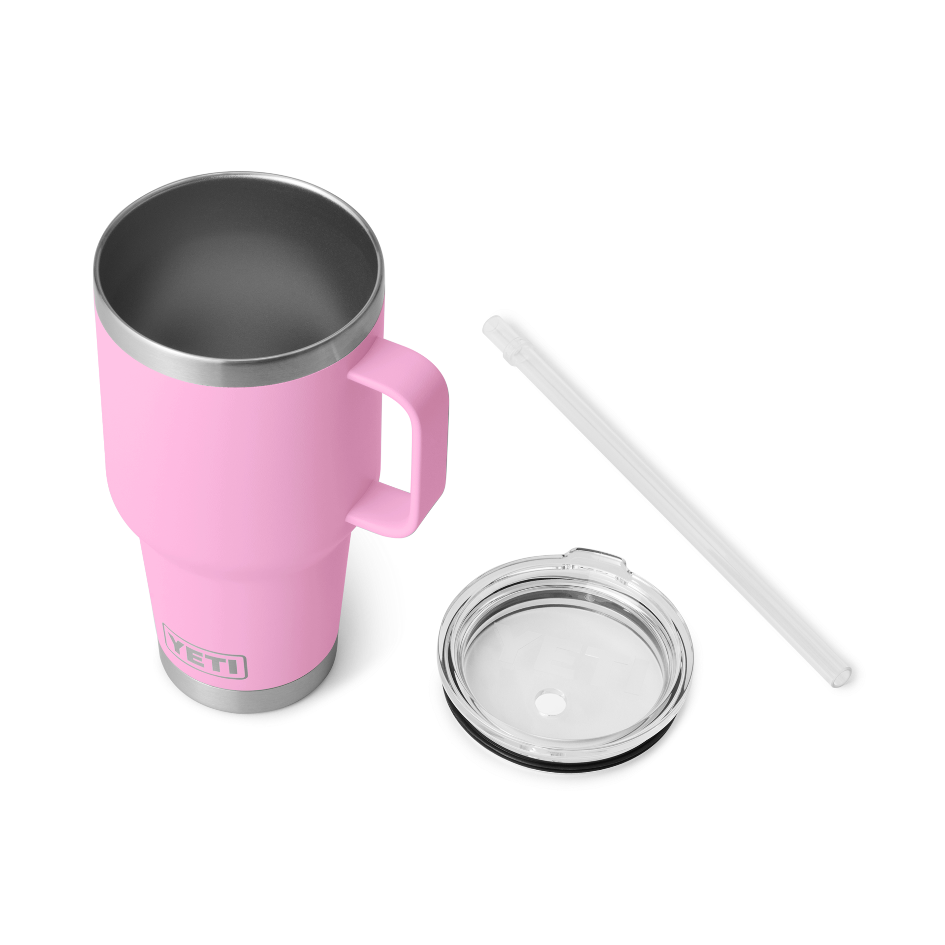 YETI Rambler® 35 oz (994 ml) Trinkbecher Mit Trinkhalm-deckel Power Pink