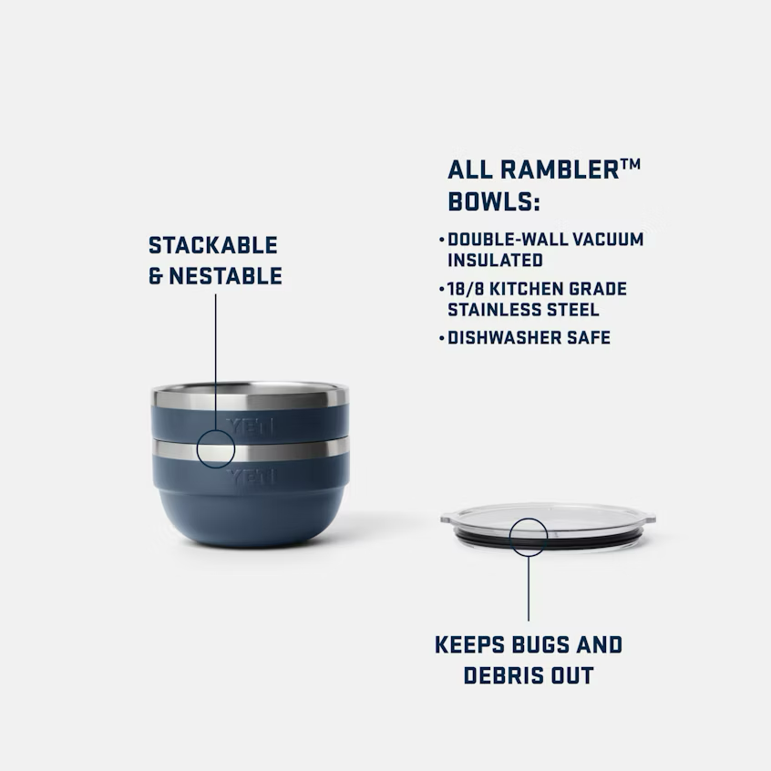 YETI Isolierte Rambler™ Schüssel Kleiner White