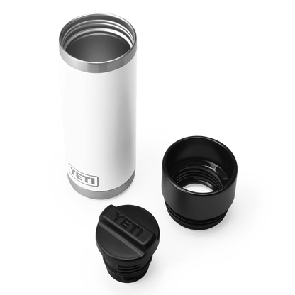 YETI Rambler® 18 oz Flasche mit HotShot-Verschluss (532 ml) Weiss