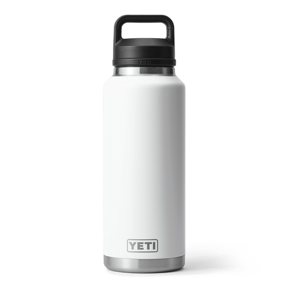 YETI Rambler® 46 oz Flasche (1,4 l) mit Chug-Verschluss Weiss