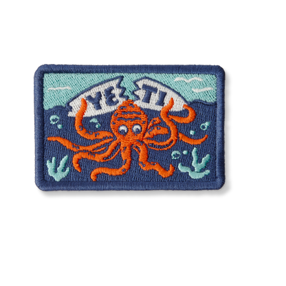 YETI YETI™ Heritage Coastal Octopus Patch Blue