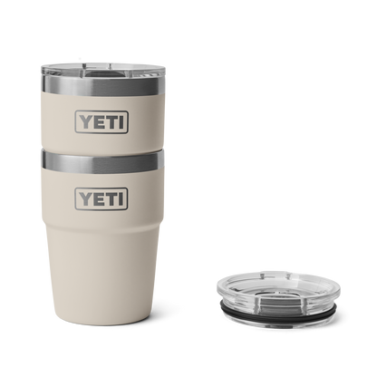 YETI Rambler® Stapelbarer Becher mit 16 oz (473 ml) Fassungsvermögen Cape Taupe