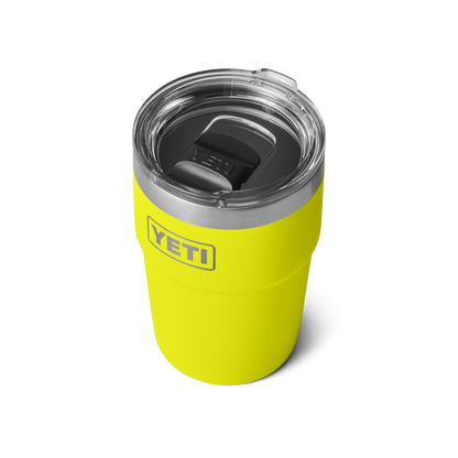 YETI Rambler® Stapelbarer Becher mit 16 oz (473 ml) Fassungsvermögen Firefly Yellow