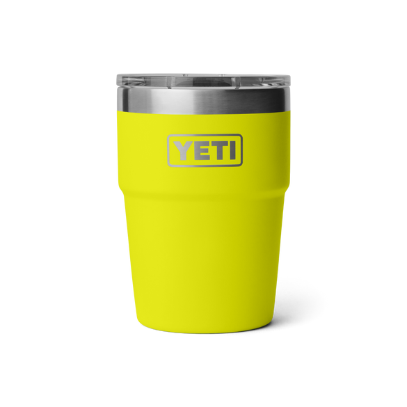 YETI Rambler® Stapelbarer Becher mit 16 oz (473 ml) Fassungsvermögen Firefly Yellow