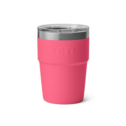 YETI Rambler® Stapelbarer Becher mit 16 oz (475 ml) Fassungsvermögen Tropical Pink