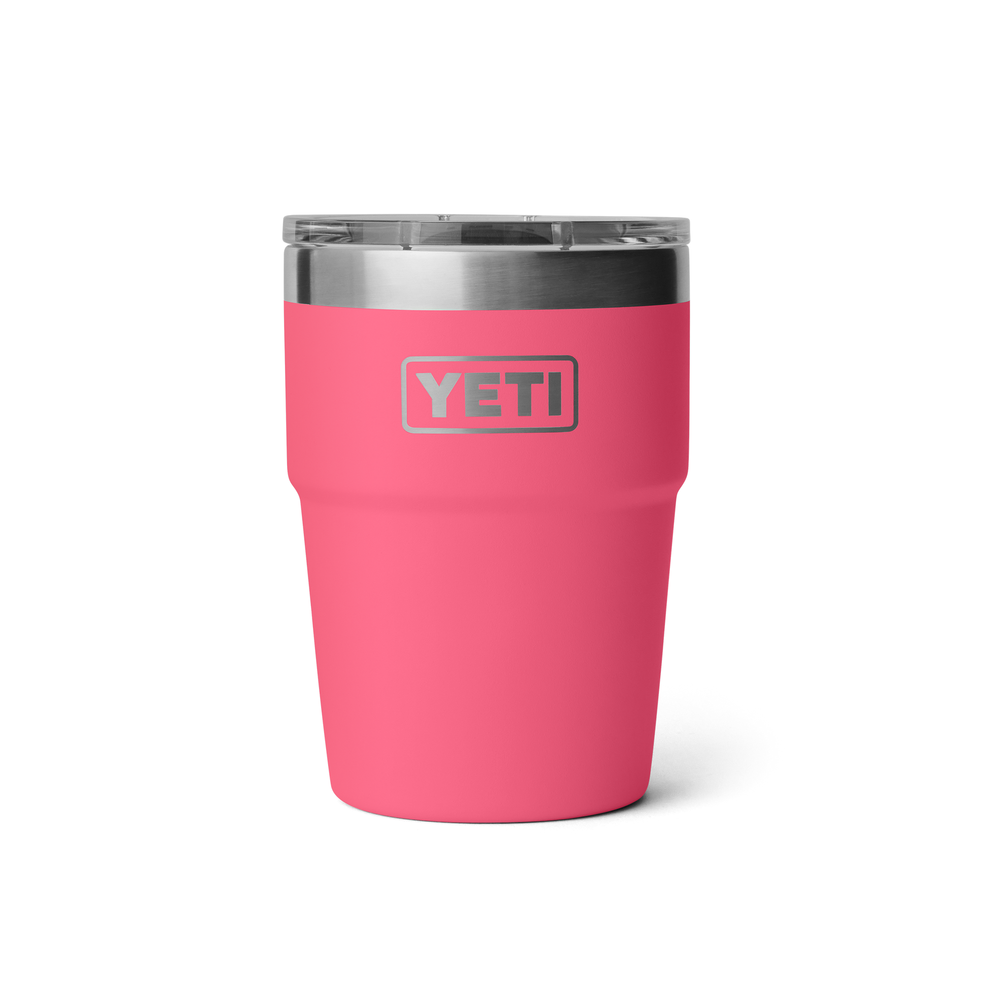 YETI Rambler® Stapelbarer Becher mit 16 oz (475 ml) Fassungsvermögen Tropical Pink