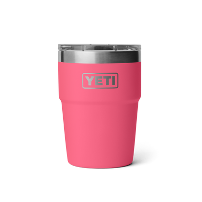 YETI Rambler® Stapelbarer Becher mit 16 oz (475 ml) Fassungsvermögen Tropical Pink