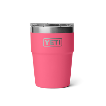 YETI Rambler® Stapelbarer Becher mit 16 oz (475 ml) Fassungsvermögen Tropical Pink