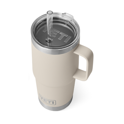 YETI Rambler® 25 oz (710 ml) Trinkbecher Mit Trinkhalm-deckel Cape Taupe