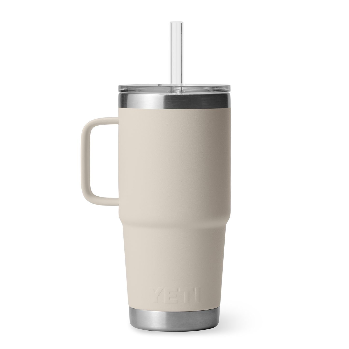 YETI Rambler® 25 oz (710 ml) Trinkbecher Mit Trinkhalm-deckel Cape Taupe