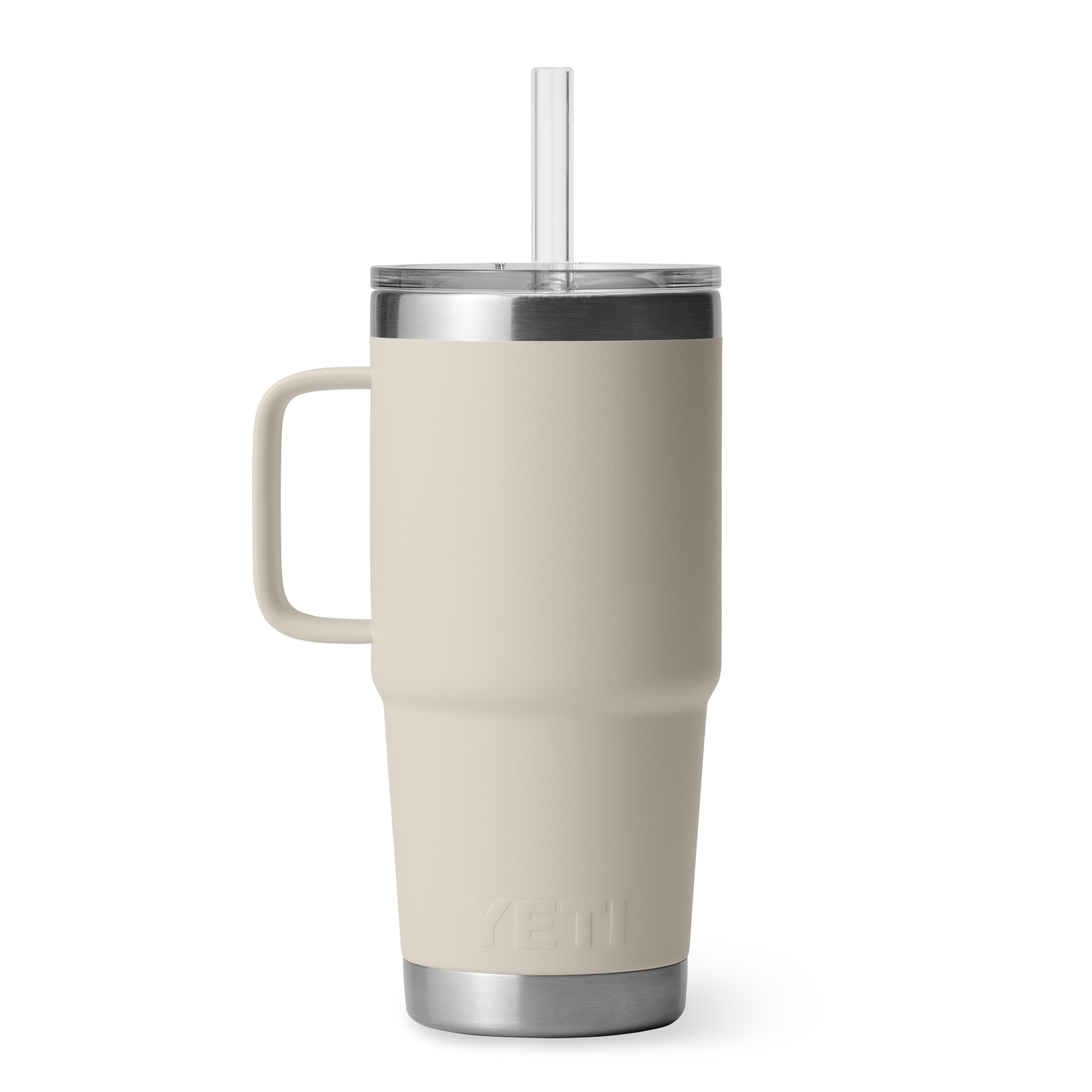 YETI Rambler® 25 oz (710 ml) Trinkbecher Mit Trinkhalm-deckel Cape Taupe