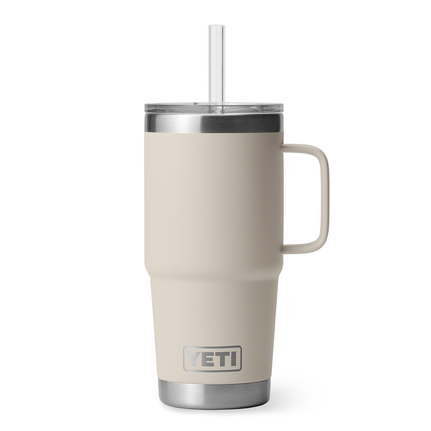 YETI Rambler® 25 oz (710 ml) Trinkbecher Mit Trinkhalm-deckel Cape Taupe