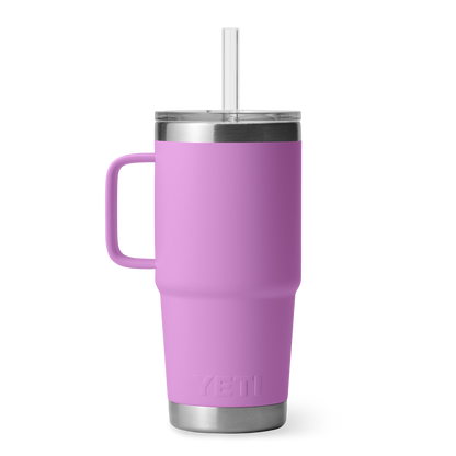 YETI Rambler® 25 oz (710 ml) Trinkbecher Mit Trinkhalm-deckel Desert Bloom