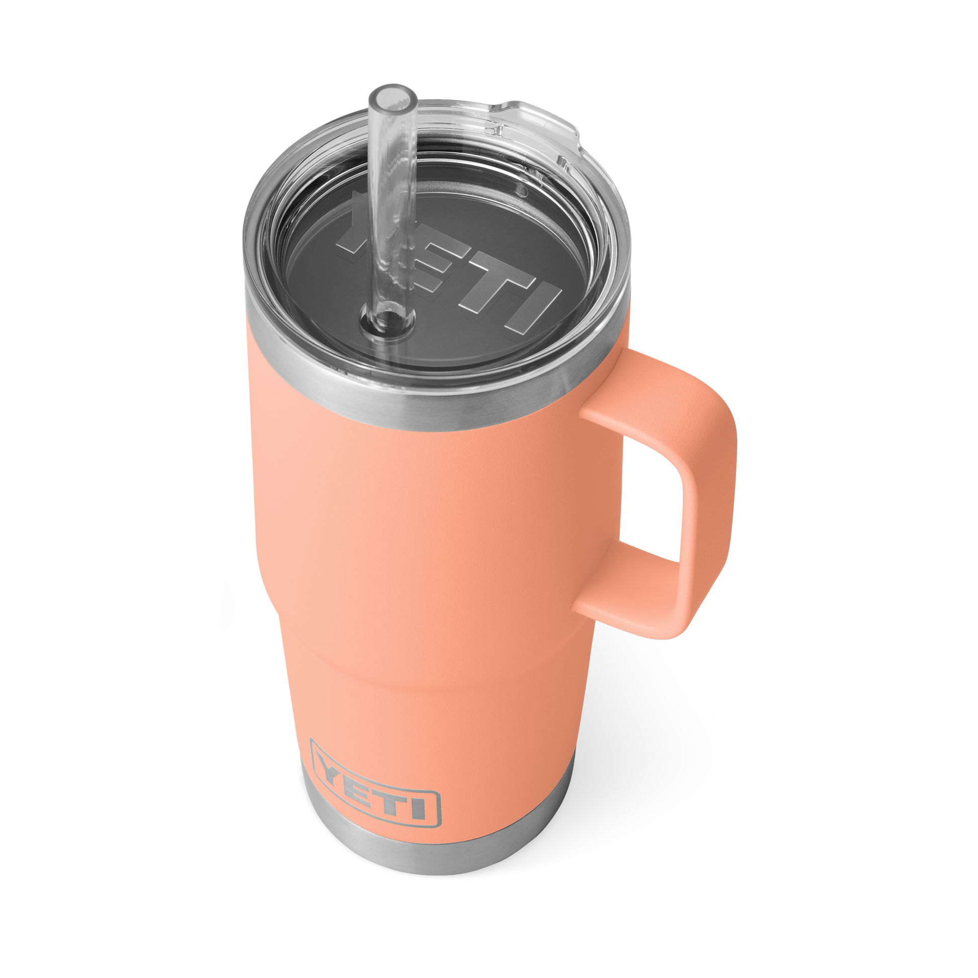 YETI Rambler® 25 oz (710 ml) Trinkbecher Mit Trinkhalm-deckel Lowcountry Peach