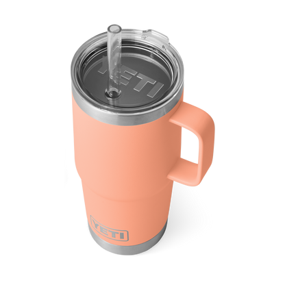 YETI Rambler® 25 oz (710 ml) Trinkbecher Mit Trinkhalm-deckel Lowcountry Peach