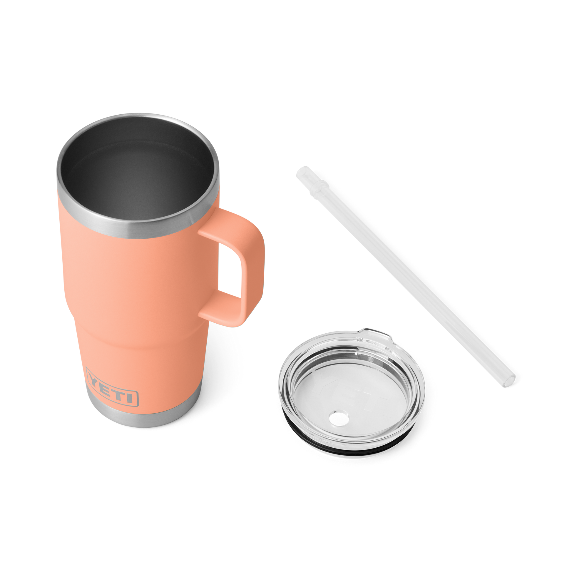 YETI Rambler® 25 oz (710 ml) Trinkbecher Mit Trinkhalm-deckel Lowcountry Peach