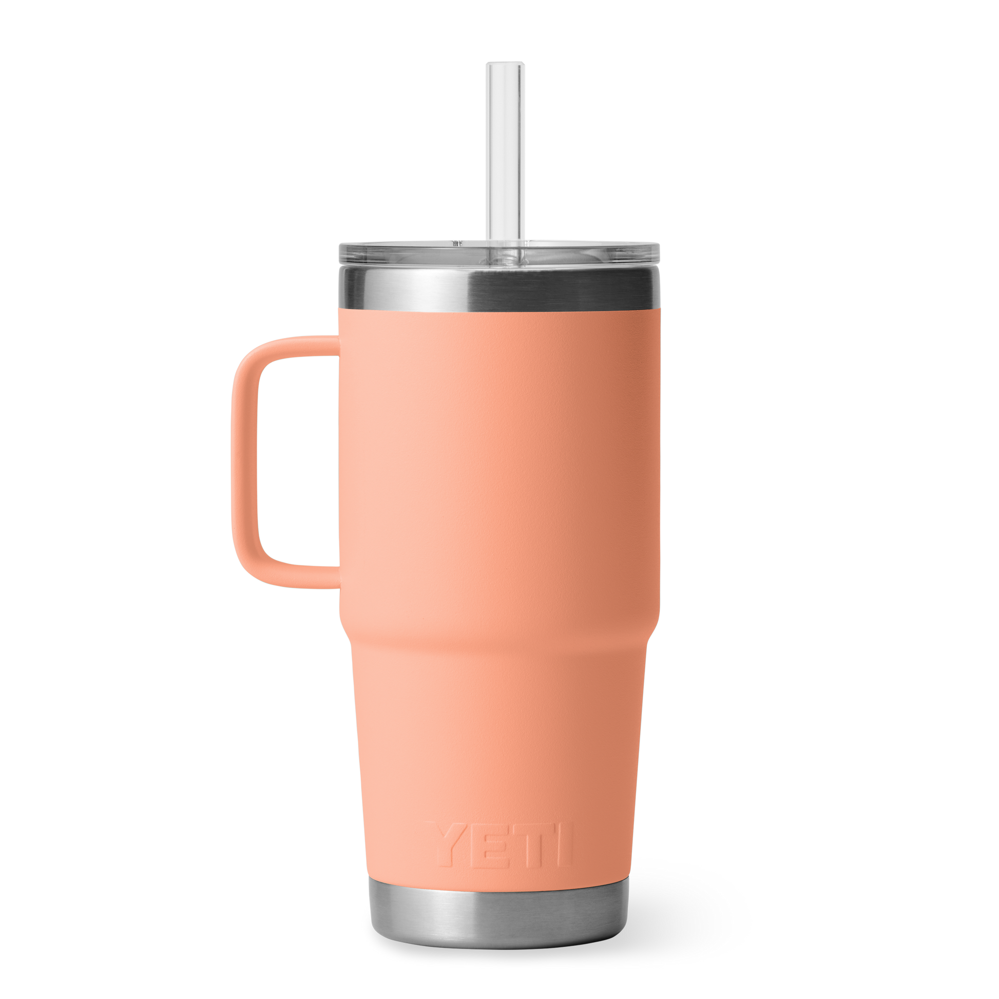 YETI Rambler® 25 oz (710 ml) Trinkbecher Mit Trinkhalm-deckel Lowcountry Peach