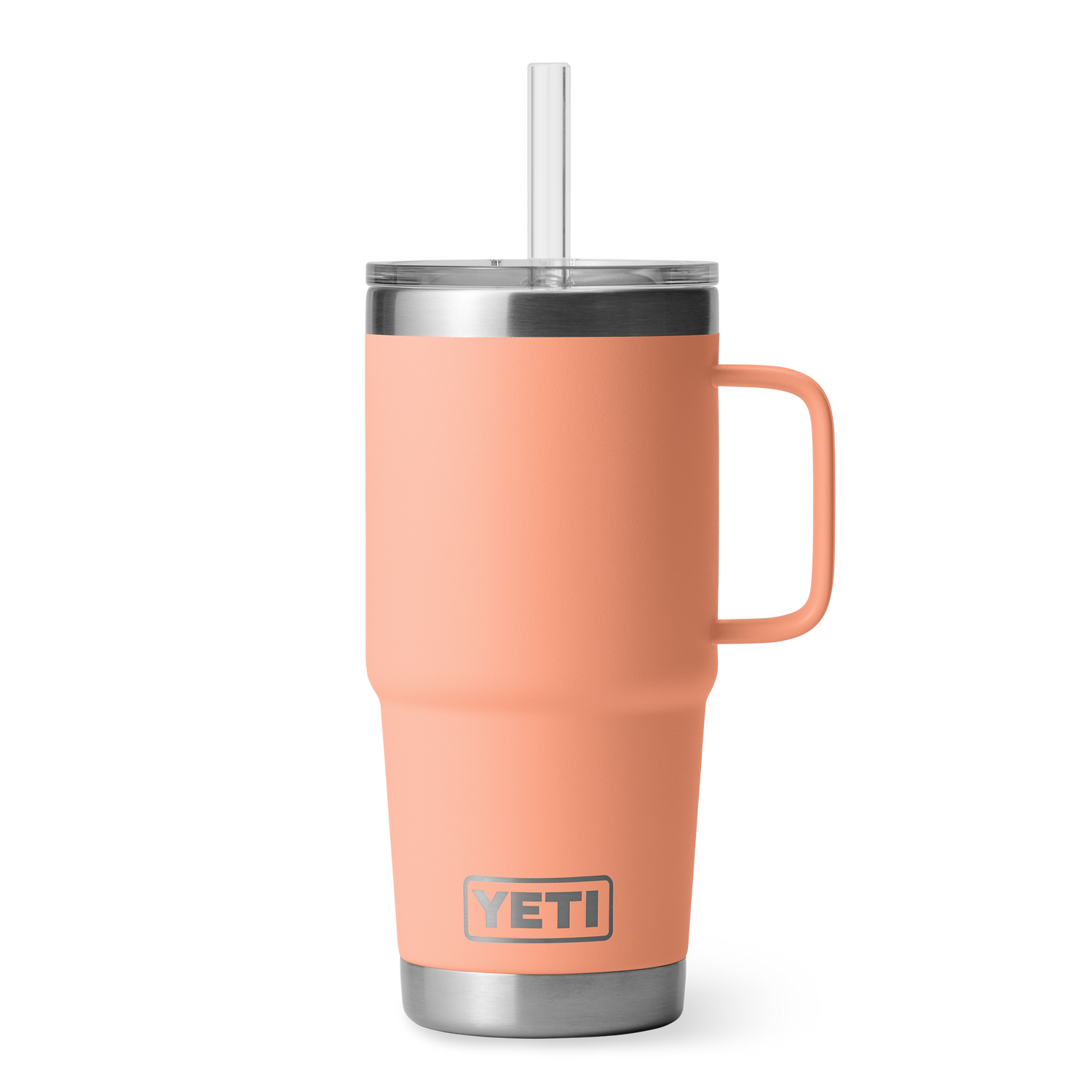 YETI Rambler® 25 oz (710 ml) Trinkbecher Mit Trinkhalm-deckel Lowcountry Peach