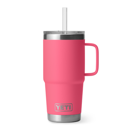 YETI Rambler® 25 oz (710 ml) Straw Mug Tropical Pink