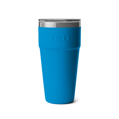YETI Rambler® Stapelbarer Becher mit 30 oz (887 ml) Fassungsvermögen Big Wave Blue