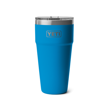 YETI Rambler® Stapelbarer Becher mit 30 oz (887 ml) Fassungsvermögen Big Wave Blue