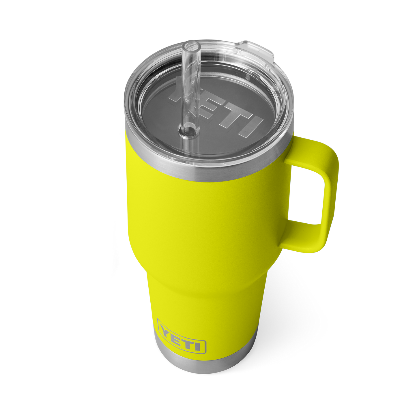 YETI Rambler® 35 oz (994 ml) Trinkbecher Mit Trinkhalm-deckel Firefly Yellow