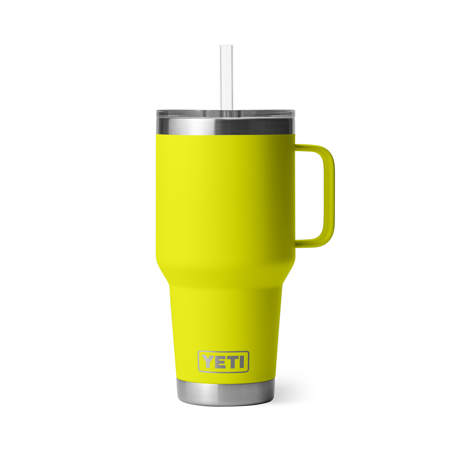 YETI Rambler® 35 oz (994 ml) Trinkbecher Mit Trinkhalm-deckel Firefly Yellow