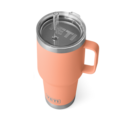 YETI Rambler® 35 oz (994 ml) Trinkbecher Mit Trinkhalm-deckel Lowcountry Peach