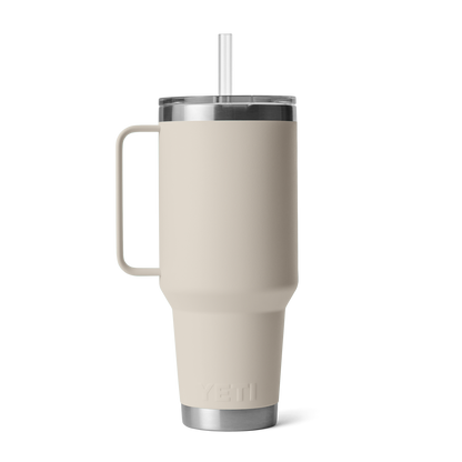 YETI Rambler® 42 oz (1242 ml) Trinkbecher Mit Trinkhalm-deckel Cape Taupe