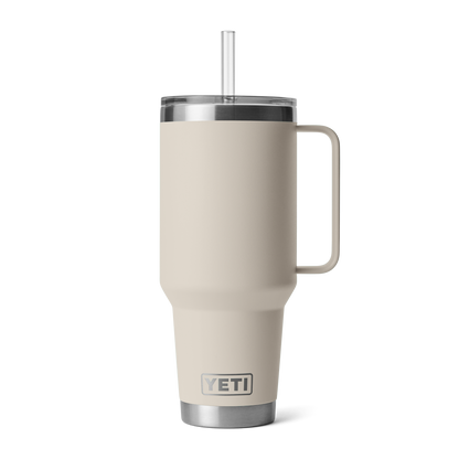 YETI Rambler® 42 oz (1242 ml) Trinkbecher Mit Trinkhalm-deckel Cape Taupe