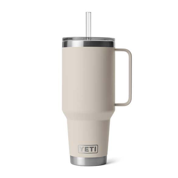 YETI Rambler® 42 oz (1242 ml) Trinkbecher Mit Trinkhalm-deckel Cape Taupe