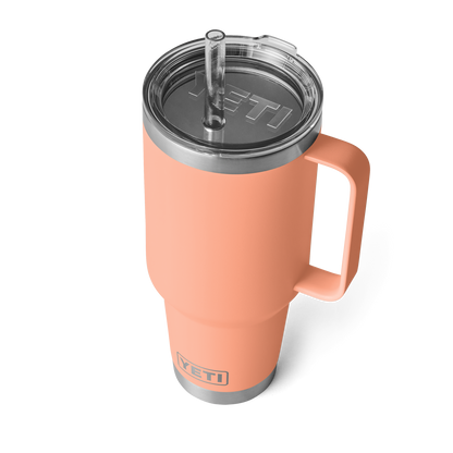 YETI Rambler® 42 oz (1242 ml) Trinkbecher Mit Trinkhalm-deckel Lowcountry Peach