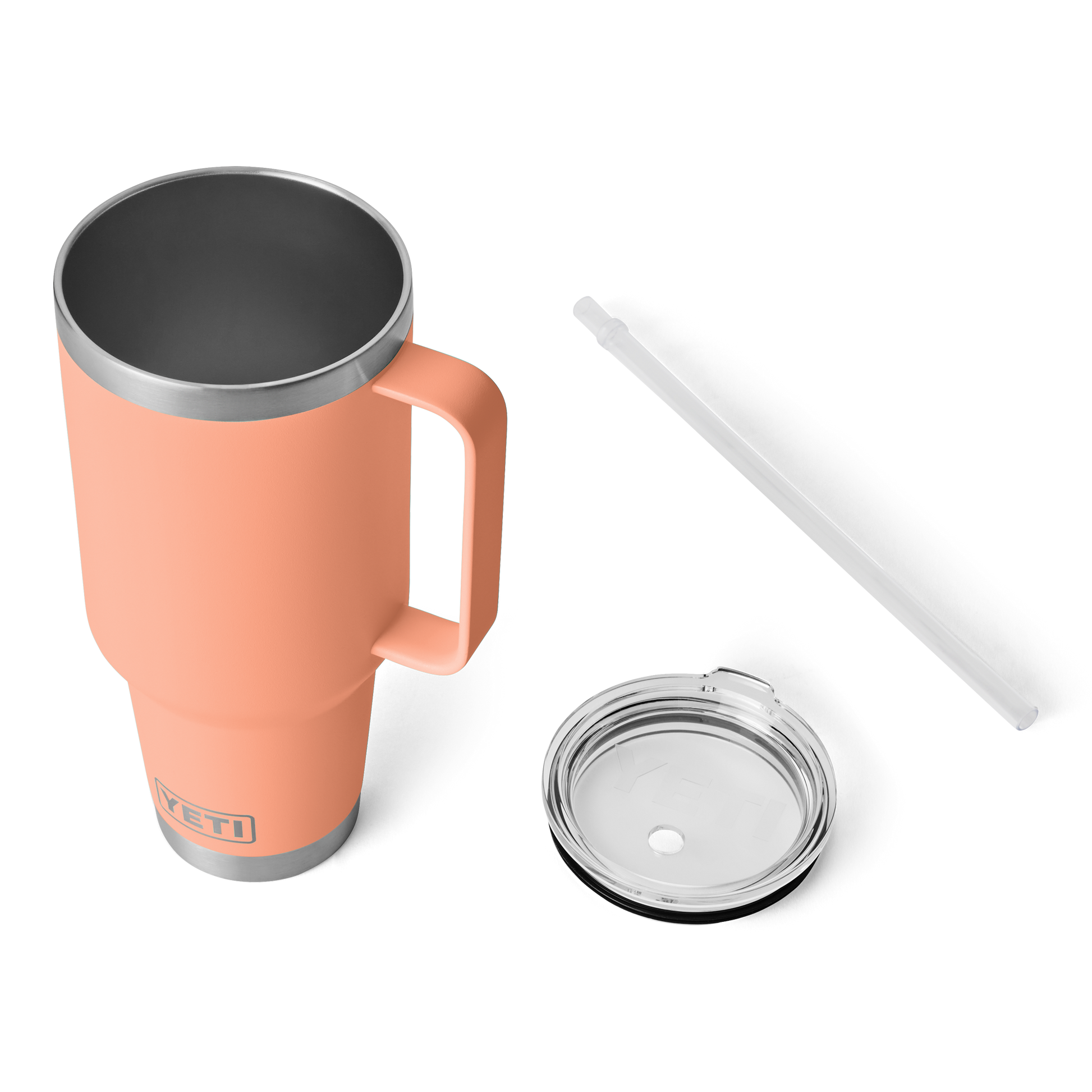 YETI Rambler® 42 oz (1242 ml) Trinkbecher Mit Trinkhalm-deckel Lowcountry Peach