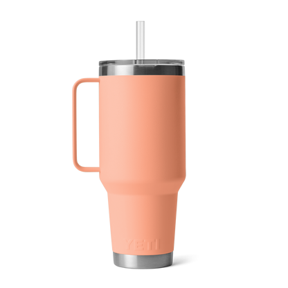YETI Rambler® 42 oz (1242 ml) Trinkbecher Mit Trinkhalm-deckel Lowcountry Peach